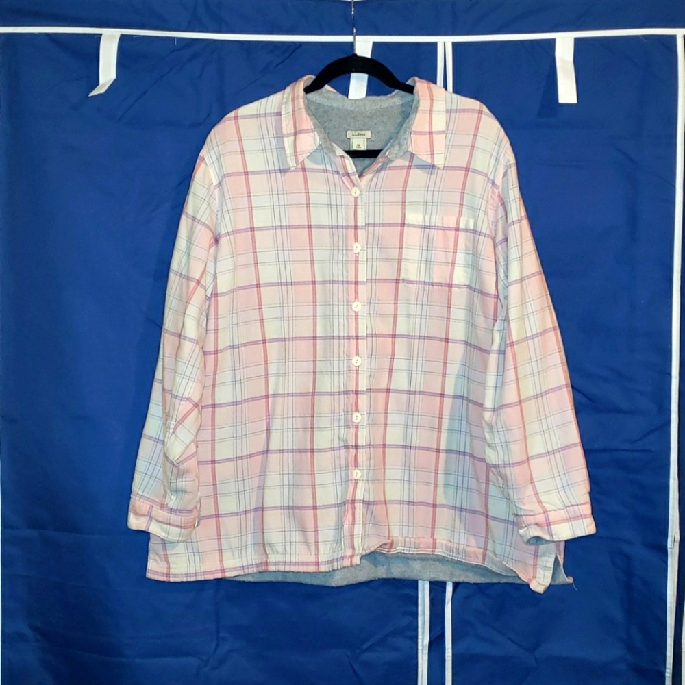 LLBean 2XL Fleece-lined Flannel